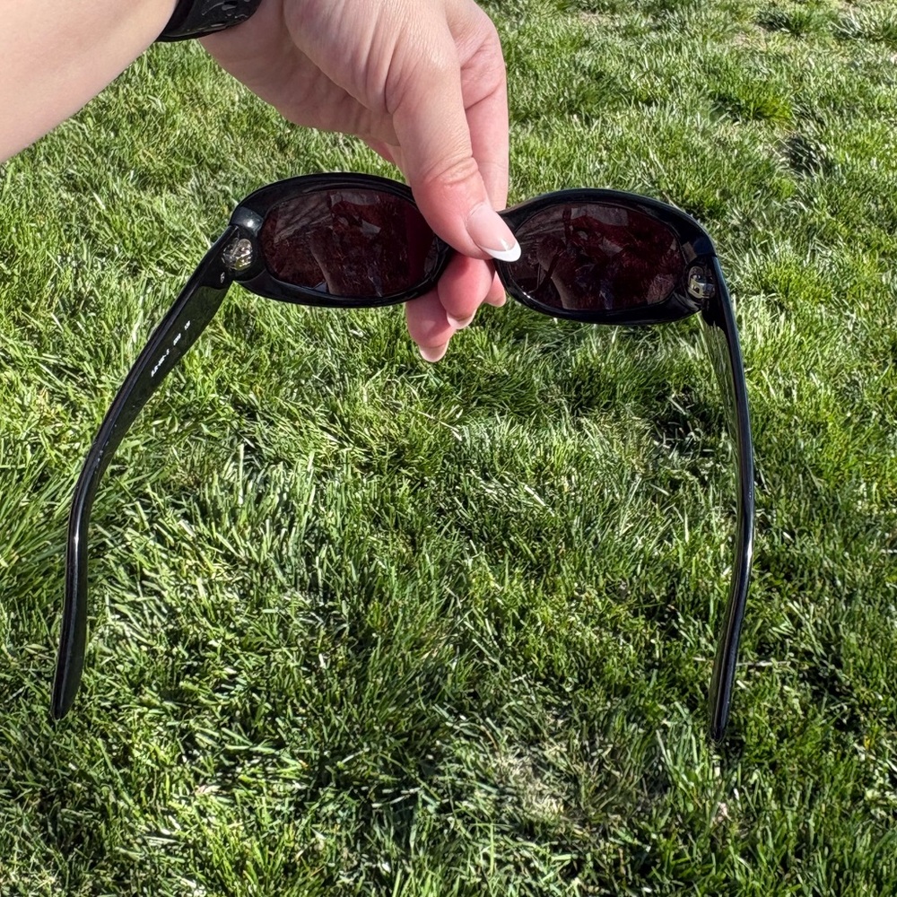 Women’s Vintage Brooks Brothers Black Gloss Polarized Sunglasses Vintage - Picture 6 of 7